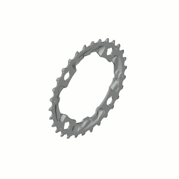 Plato Shimano FC-MT500 Negro