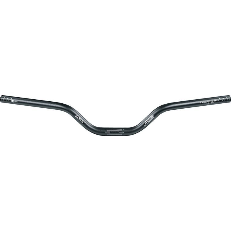 Manillar Ergotec Riser 25.4 Altura 70mm 12º Aluminio Negro Mate