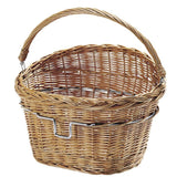 Klickfix Cesta Dianteira de Vime com Aro 18L 40x30x31cm Castanho