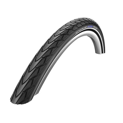 Cubierta Schwalbe Marathon Racer 20x1.50 R-Guard HS429 Liteskin Performance Endurance Reflectante Negro