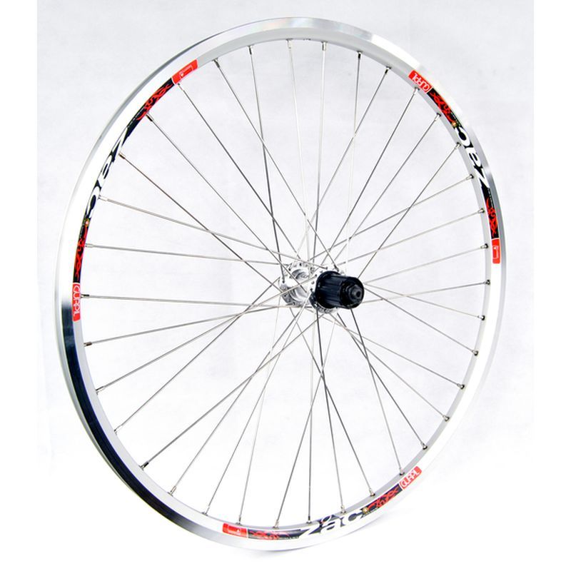 Rueda Trasera Gurpil Aluminio ZAC Casete 8v Plata