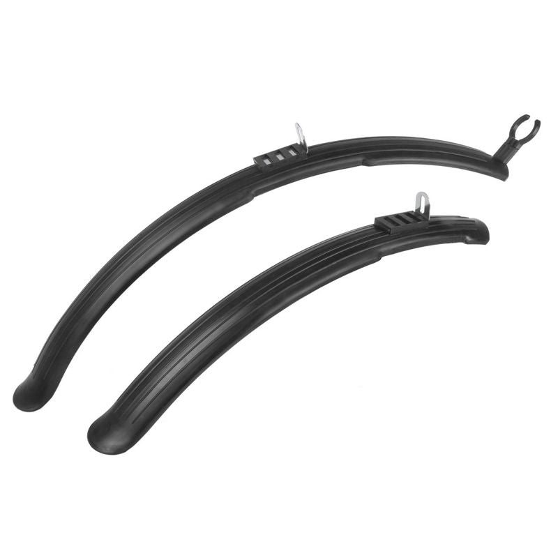 Juego Guardabarros M-Wave 26 Eco 60mm Accesorios Montaje Negro