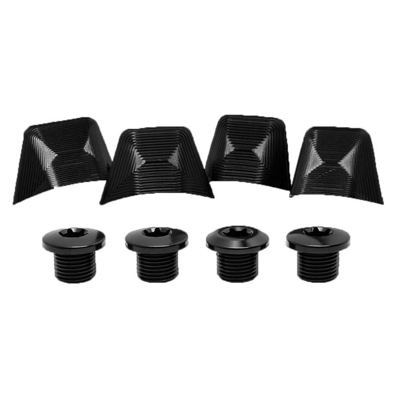 Kit Tornillos/Tuercas Plato Absolute Black Bielas Ultegra 8000 Negro