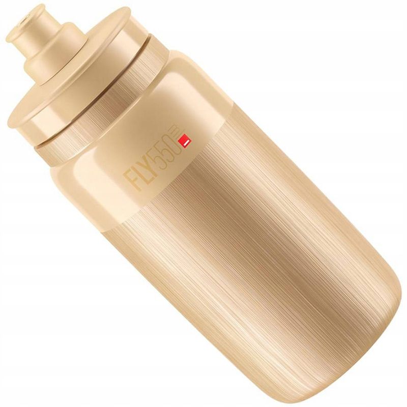 Bidon Elite Fly Beige Logo Marron 550ml