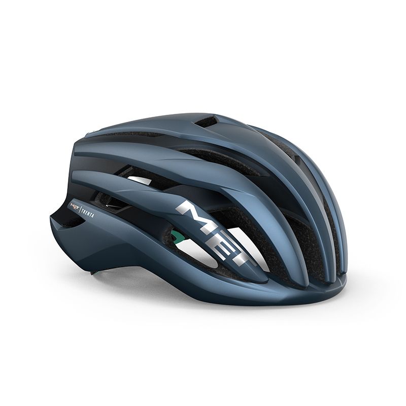 Casco Met Thirty Mips Blue Navy/Silver Mate
