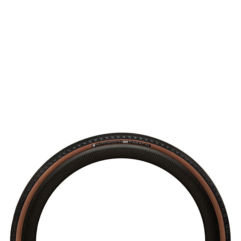 Neumático Gravel Hutchinson Caracal Tubeless Ready Plegable Negro/Marron #3