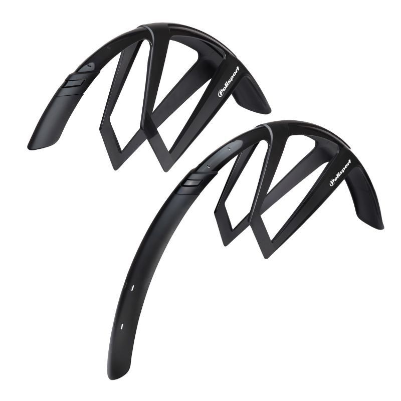 Juego Guardabarros Polisport G/Mud Gravel 28/700C 50mm Negro