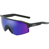 Bolle Lightshifter XL Sunglasses Black Matte Brown Blue