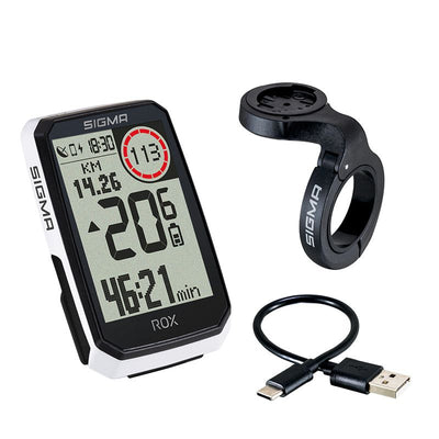 Ciclocomputador Sigma Rox 4.0 Endurance Blanco
