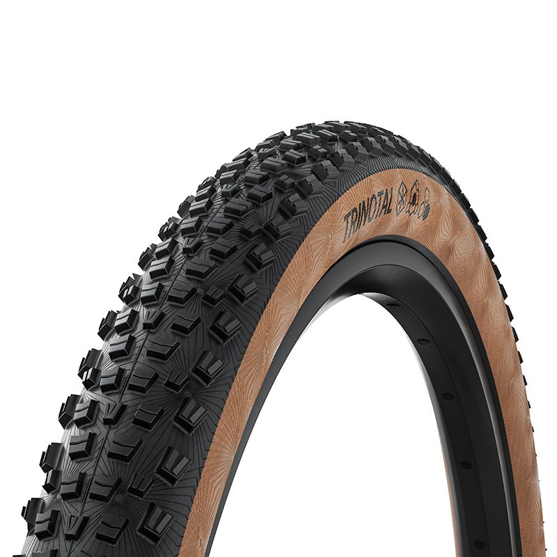 Cubierta Continental Trinotal Trail Compuesto Rapid Tubeless Ready Plegable Negro/Marrón