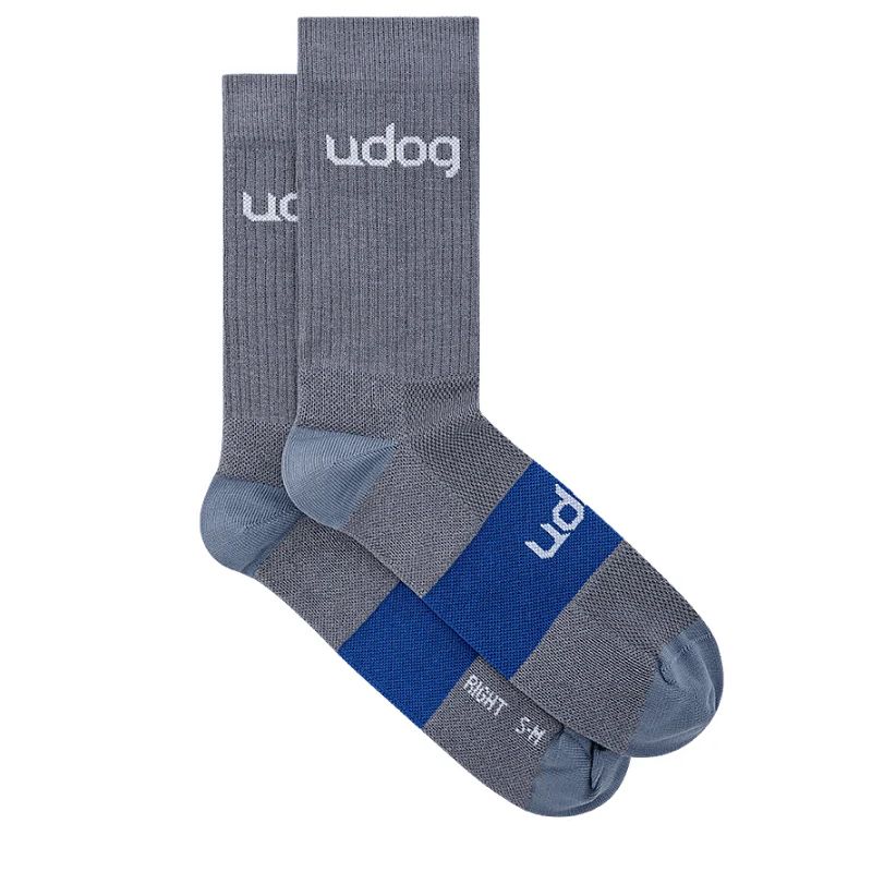 Calcetines Udog Gravel Negro/Azul Octano