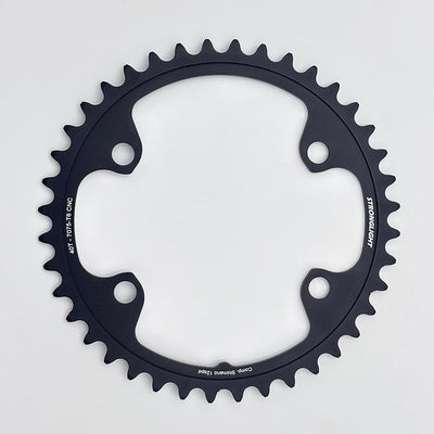 Plato Stronglight Shimano Ultegra FC-R8100/105 R7100 2x12v Aluminio Negro