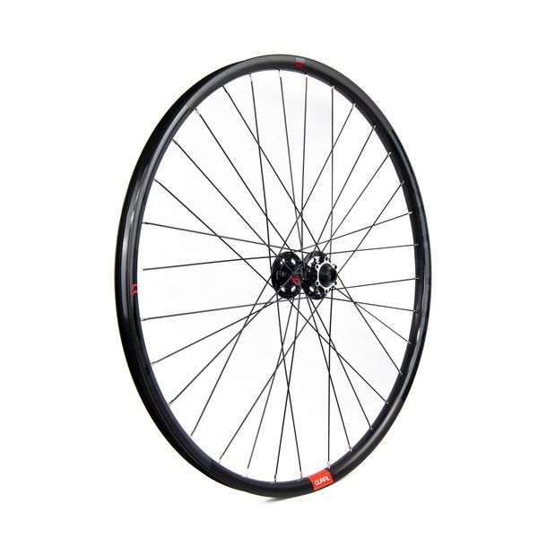 Rueda Delantera Gurpil Alpha Freno Disco 6 Agujeros Boost Tubeless Ready Negro