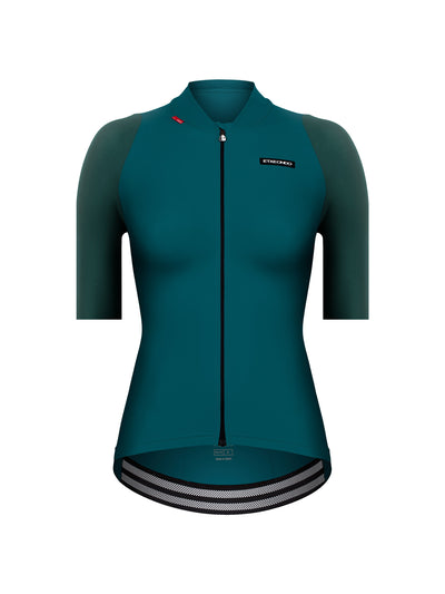 Alda Maillot Mangas Cortas Etxeondo Mujer 2022 Verde Esmeralda