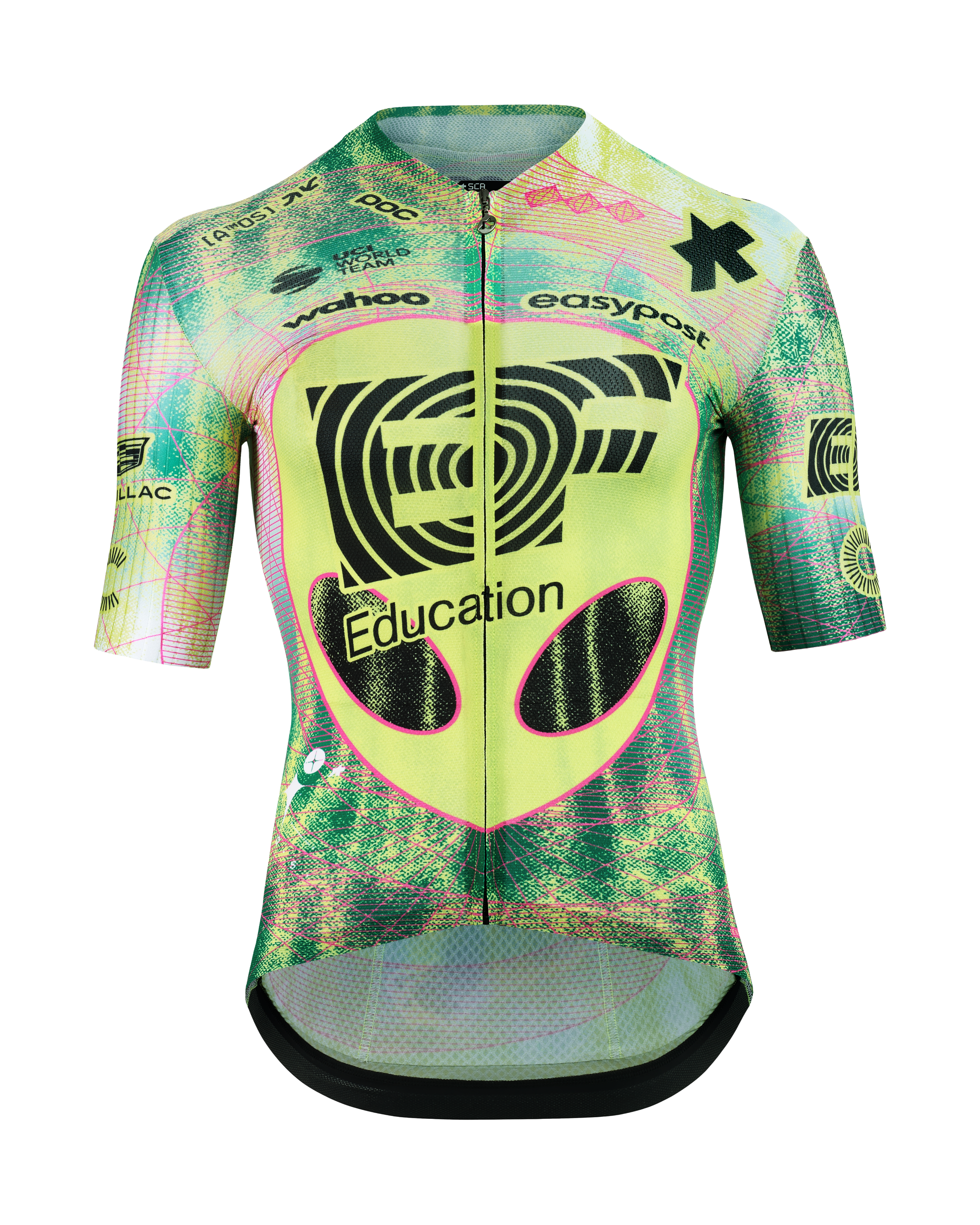 Maillot Manga Corta Assos Equipe RS S11 EF Close Encounter Hombre Alien Green #9