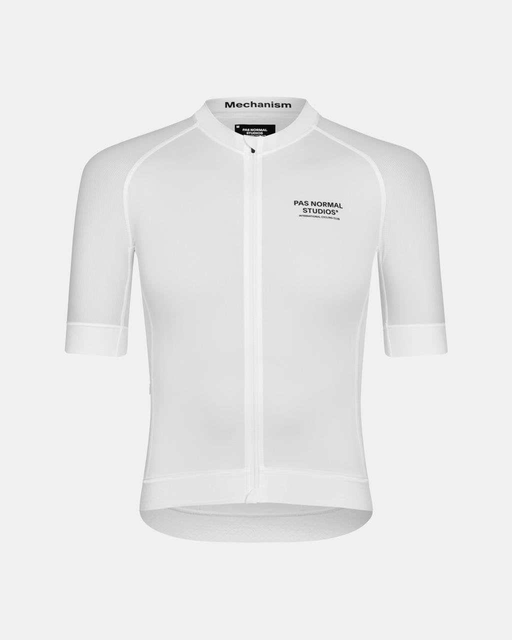 Maillot Manga Corta Pas Normal Studios Mechanism Hombre Blanco