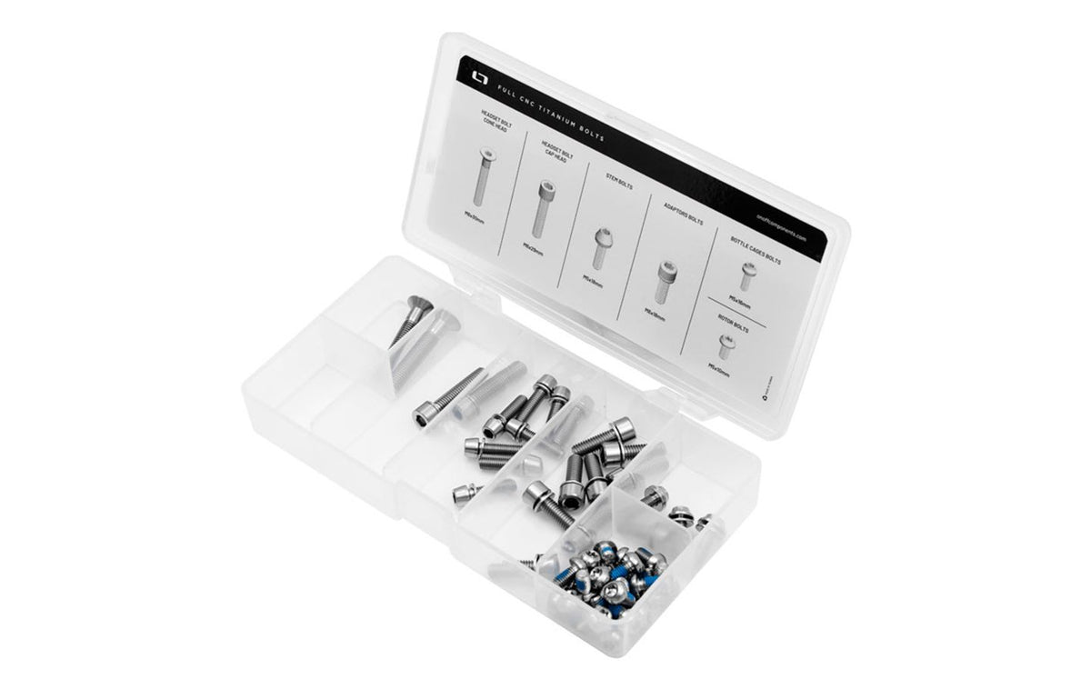 Kit Tornillería ONOFF WS Titanio Plata